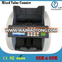 banking equipment Accurate mixed value money counter bill counter banknote counter UV MG IR counterfeit detector